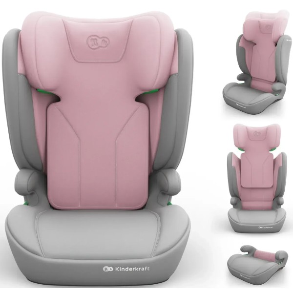 Фото - Автокресло Kinderkraft i-Spark 2 Plus i-Size Pink (KCISPA02PNKPL00)